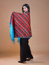 Women's Aari Embroidery Wool Stole